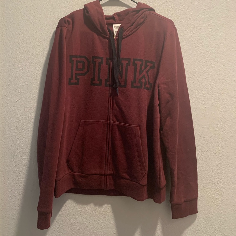 PINK Zip Up Hoodie